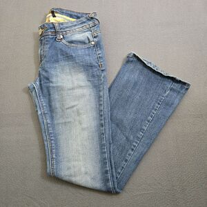 Piama Women Juniors 5 Low Rise Bootcut Jeans Boho Y2K
